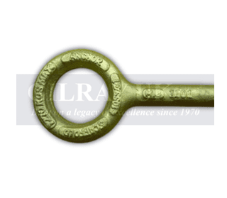 Metal lifting eye bolt