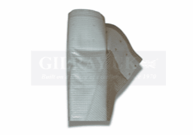 White construction material roll